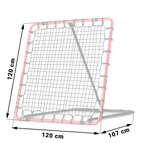Bramka treningowa rebounder Neo-Sport NS-491 120 x 120 cm Neo-Sport Bramka treningowa rebounder Neo-Sport NS-491 120 x 120 cm Neo-Sport