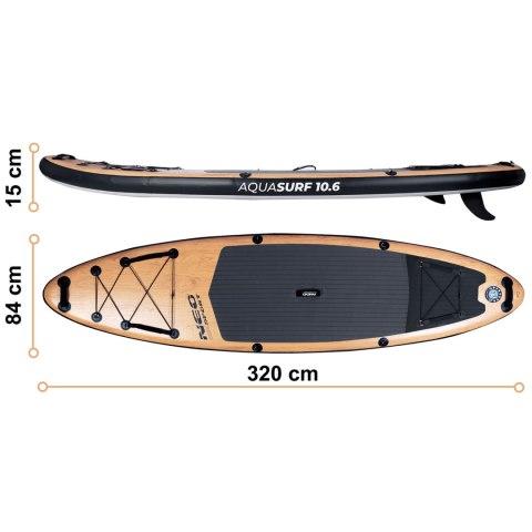 Deska SUP Aquasurf 320 x 84 x 15 cm Neo-Sport 170202 Neo-Sport Deska SUP Aquasurf 320 x 84 x 15 cm Neo-Sport 170202 Neo-Sport