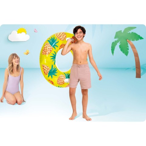 Koło do pływania ananasy 107 cm INTEX 56261 Intex Koło do pływania ananasy 107 cm INTEX 56261 Intex