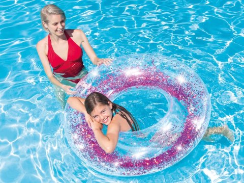 Koło do pływania brokatowe INTEX 56274 złoty Intex Koło do pływania brokatowe INTEX 56274 złoty Intex