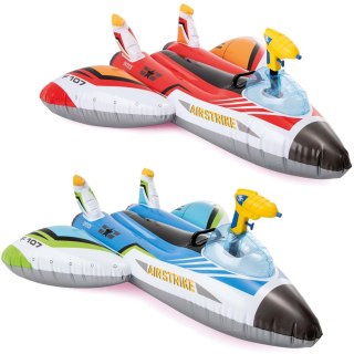 Samolot dmuchany z działkiem INTEX 57536 czerwony Intex