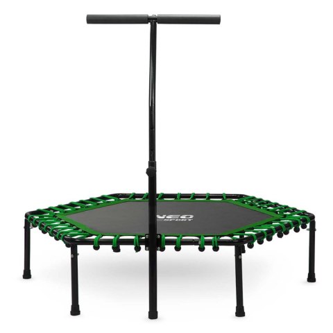 Trampolina fitness z uchwytem 127 cm Neo-Sport - sześciokątna zielona Neo-Sport Trampolina fitness z uchwytem 127 cm Neo-Sport - sześciokątna zielona Neo-Sport