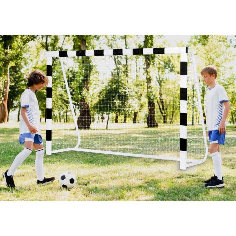 Bramka do piłki nożnej 300 x 200 x 90 cm NS-465 czarno-biała Neo-Sport Bramka do piłki nożnej 300 x 200 x 90 cm NS-465 czarno-biała Neo-Sport