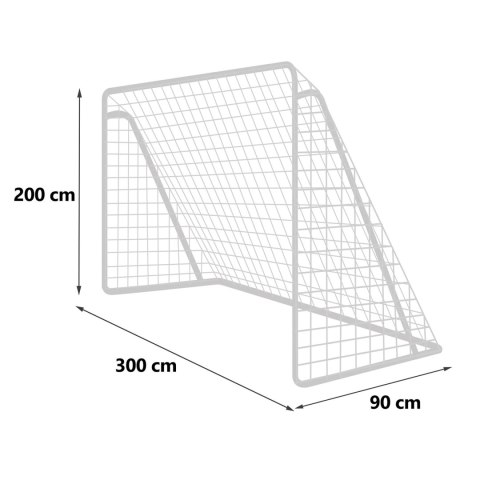 Bramka do piłki nożnej 300 x 200 x 90 cm NS-496 Neo-Sport Bramka do piłki nożnej 300 x 200 x 90 cm NS-496 Neo-Sport
