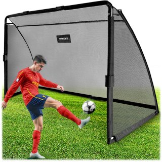 Bramka do piłki nożnej 300 x 200 x 90 cm NS-497 czarna Neo-Sport