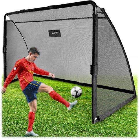 Bramka do piłki nożnej 300 x 200 x 90 cm NS-497 czarna Neo-Sport Bramka do piłki nożnej 300 x 200 x 90 cm NS-497 czarna Neo-Sport