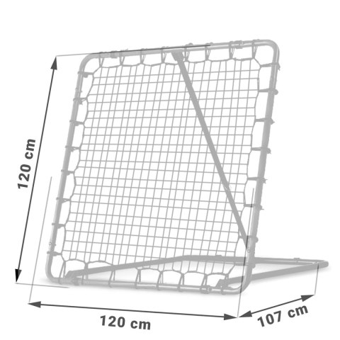Bramka treningowa rebounder Neo-Sport 120 x 120 cm Neo-Sport Bramka treningowa rebounder Neo-Sport 120 x 120 cm Neo-Sport