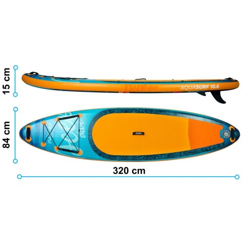 Deska SUP Aquasurf 320 x 84 x 15 cm Neo-Sport 170204 Neo-Sport Deska SUP Aquasurf 320 x 84 x 15 cm Neo-Sport 170204 Neo-Sport