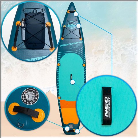 Deska SUP Reefbreak 350 x 81 x 15 cm Neo-Sport 170301 Neo-Sport Deska SUP Reefbreak 350 x 81 x 15 cm Neo-Sport 170301 Neo-Sport