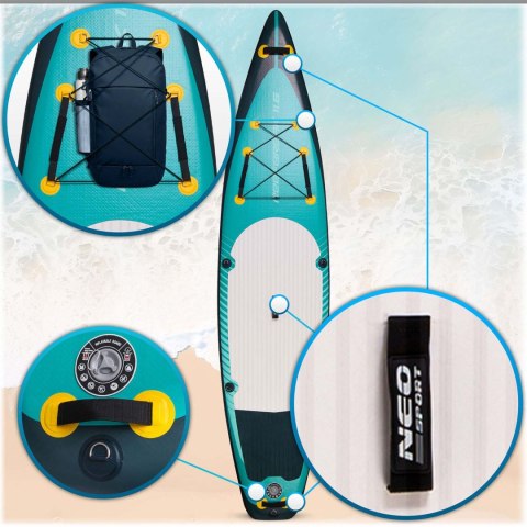 Deska SUP Reefbreak 350 x 81 x 15 cm Neo-Sport 170303 Neo-Sport Deska SUP Reefbreak 350 x 81 x 15 cm Neo-Sport 170303 Neo-Sport