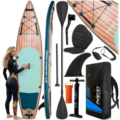 Deska SUP Reefbreak 350 x 81 x 15 cm Neo-Sport 170304 Neo-Sport Deska SUP Reefbreak 350 x 81 x 15 cm Neo-Sport 170304 Neo-Sport