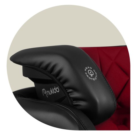 Fotelik samochodowy Nukido Louis czarno-czerwony 15-36 kg ISOFIX Nukido Fotelik samochodowy Nukido Louis czarno-czerwony 15-36 kg ISOFIX Nukido