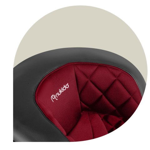Fotelik samochodowy Nukido Louis czarno-czerwony 15-36 kg ISOFIX Nukido Fotelik samochodowy Nukido Louis czarno-czerwony 15-36 kg ISOFIX Nukido