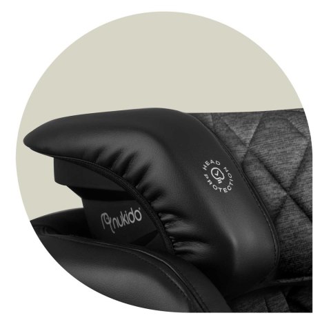 Fotelik samochodowy Nukido Louis czarno-szary 15-36 kg ISOFIX Nukido Fotelik samochodowy Nukido Louis czarno-szary 15-36 kg ISOFIX Nukido