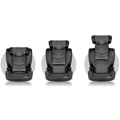 Fotelik samochodowy Nukido Louis czarno-szary 15-36 kg ISOFIX Nukido Fotelik samochodowy Nukido Louis czarno-szary 15-36 kg ISOFIX Nukido