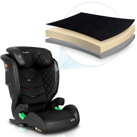 Fotelik samochodowy Nukido Louis czarny 15-36 kg ISOFIX Nukido Fotelik samochodowy Nukido Louis czarny 15-36 kg ISOFIX Nukido