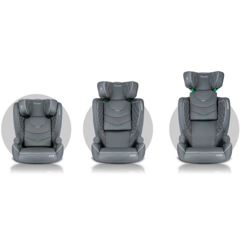 Fotelik samochodowy Nukido Louis szary 15-36 kg ISOFIX Nukido Fotelik samochodowy Nukido Louis szary 15-36 kg ISOFIX Nukido
