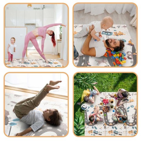 Mata piankowa edukacyjna składana 200 x 150 x 1 cm Nukido NK-341 Nukido Mata piankowa edukacyjna składana 200 x 150 x 1 cm Nukido NK-341 Nukido