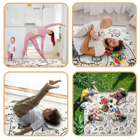 Mata piankowa edukacyjna składana 200 x 150 x 1 cm Nukido NK-341 Nukido Mata piankowa edukacyjna składana 200 x 150 x 1 cm Nukido NK-341 Nukido