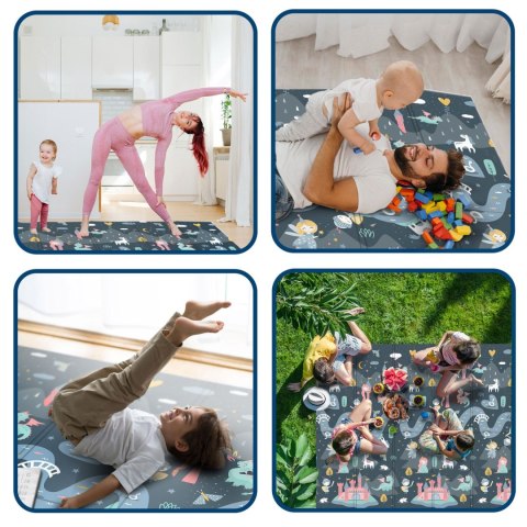 Mata piankowa edukacyjna składana 200 x 150 x 1 cm Nukido NK-341 Nukido Mata piankowa edukacyjna składana 200 x 150 x 1 cm Nukido NK-341 Nukido