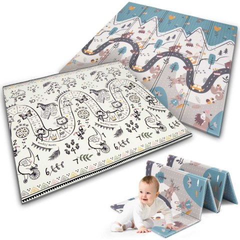 Mata piankowa edukacyjna składana 200 x 180 x 1 cm Nukido NK-340 Nukido Mata piankowa edukacyjna składana 200 x 180 x 1 cm Nukido NK-340 Nukido