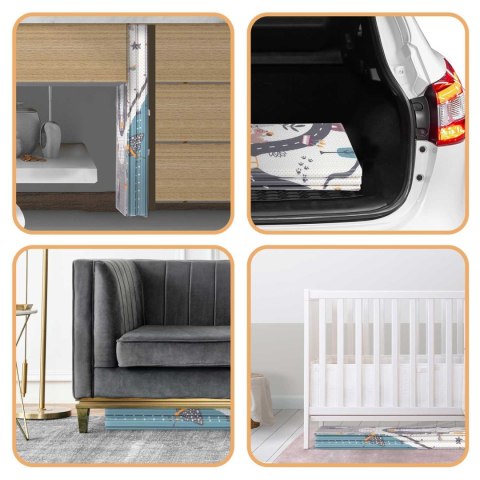 Mata piankowa edukacyjna składana 200 x 180 x 1 cm Nukido NK-340 Nukido Mata piankowa edukacyjna składana 200 x 180 x 1 cm Nukido NK-340 Nukido