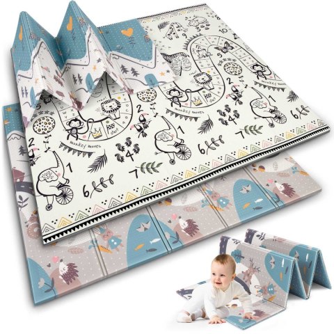 Mata piankowa edukacyjna składana 200 x 180 x 1 cm Nukido NK-340 Nukido Mata piankowa edukacyjna składana 200 x 180 x 1 cm Nukido NK-340 Nukido