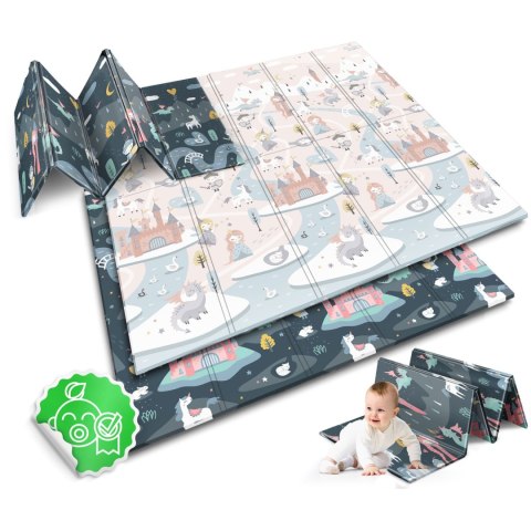 Mata piankowa edukacyjna składana 200 x 180 x 1 cm Nukido NK-340 Nukido Mata piankowa edukacyjna składana 200 x 180 x 1 cm Nukido NK-340 Nukido