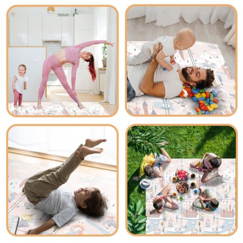 Mata piankowa edukacyjna składana 200 x 180 x 1 cm Nukido NK-340 Nukido Mata piankowa edukacyjna składana 200 x 180 x 1 cm Nukido NK-340 Nukido