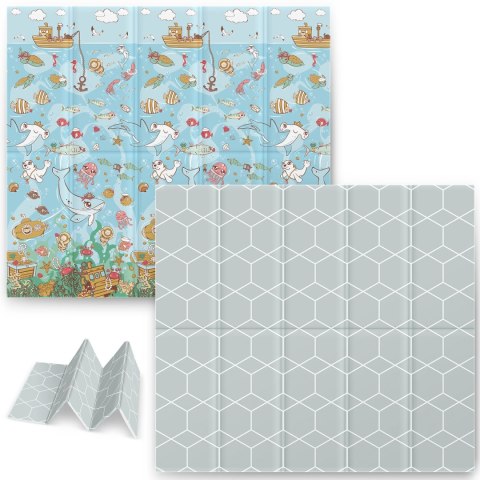Mata piankowa edukacyjna składana 200 x 180 x 1 cm Nukido NK-340 ocean Nukido Mata piankowa edukacyjna składana 200 x 180 x 1 cm Nukido NK-340 ocean Nukido