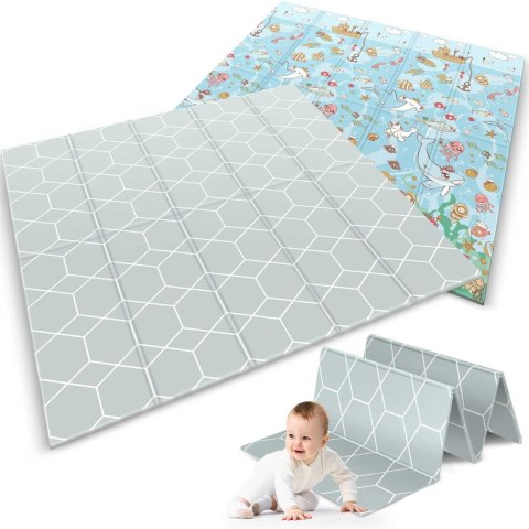 Mata piankowa edukacyjna składana 200 x 180 x 1 cm Nukido NK-340 ocean Nukido Mata piankowa edukacyjna składana 200 x 180 x 1 cm Nukido NK-340 ocean Nukido