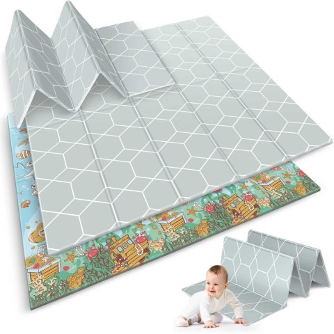 Mata piankowa edukacyjna składana 200 x 180 x 1 cm Nukido NK-340 ocean Nukido Mata piankowa edukacyjna składana 200 x 180 x 1 cm Nukido NK-340 ocean Nukido