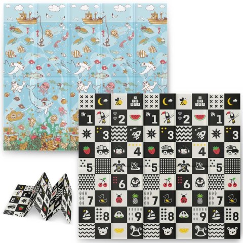Mata piankowa edukacyjna składana 200 x 180 x 1 cm Nukido NK-340 ocean-liczby Nukido Mata piankowa edukacyjna składana 200 x 180 x 1 cm Nukido NK-340 ocean-liczby Nukido