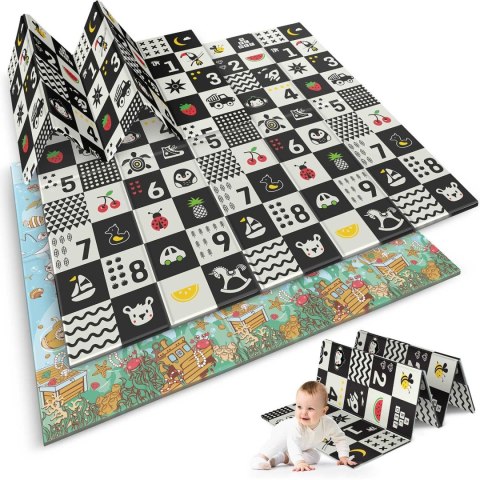 Mata piankowa edukacyjna składana 200 x 180 x 1 cm Nukido NK-340 ocean-liczby Nukido Mata piankowa edukacyjna składana 200 x 180 x 1 cm Nukido NK-340 ocean-liczby Nukido