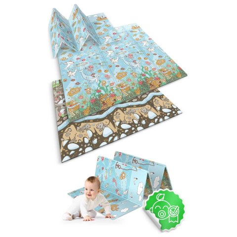 Mata piankowa edukacyjna składana 200 x 180 x 1 cm Nukido NK-340 ocean-ziemia Nukido Mata piankowa edukacyjna składana 200 x 180 x 1 cm Nukido NK-340 ocean-ziemia Nukido