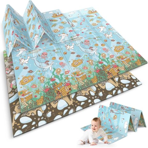 Mata piankowa edukacyjna składana 200 x 180 x 1 cm Nukido NK-340 ocean-ziemia Nukido Mata piankowa edukacyjna składana 200 x 180 x 1 cm Nukido NK-340 ocean-ziemia Nukido