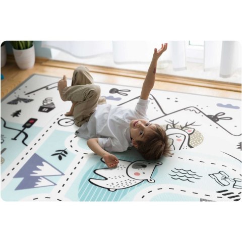 Mata piankowa edukacyjna zwijana 180 x 150 x 1,5 cm Nukido NK-342 Nukido Mata piankowa edukacyjna zwijana 180 x 150 x 1,5 cm Nukido NK-342 Nukido