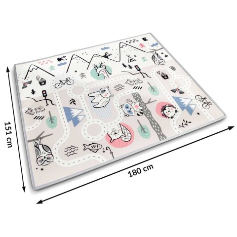 Mata piankowa edukacyjna zwijana 180 x 150 x 1,5 cm Nukido NK-342 Nukido Mata piankowa edukacyjna zwijana 180 x 150 x 1,5 cm Nukido NK-342 Nukido