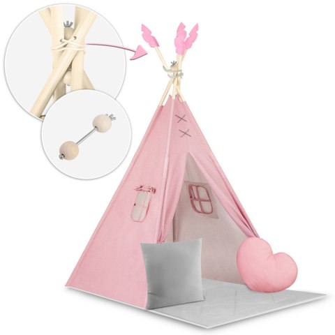 Namiot tipi dla dzieci NK-406 Nukido - różowy Nukido Namiot tipi dla dzieci NK-406 Nukido - różowy Nukido