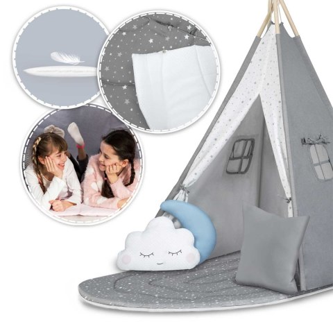 Namiot tipi dla dzieci NK-406 Nukido - szary Nukido Namiot tipi dla dzieci NK-406 Nukido - szary Nukido