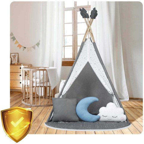 Namiot tipi dla dzieci NK-406 Nukido - szary Nukido Namiot tipi dla dzieci NK-406 Nukido - szary Nukido