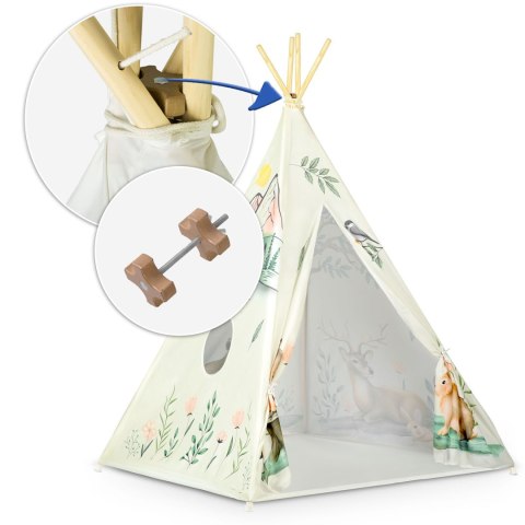 Namiot tipi dla dzieci Nukido - beżowe Nukido Namiot tipi dla dzieci Nukido - beżowe Nukido