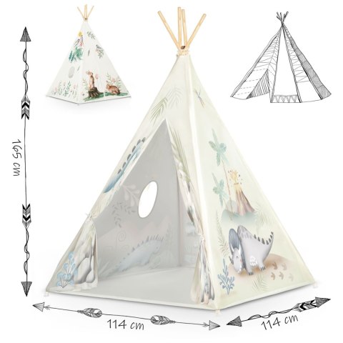 Namiot tipi dla dzieci Nukido - dinozaury Nukido Namiot tipi dla dzieci Nukido - dinozaury Nukido