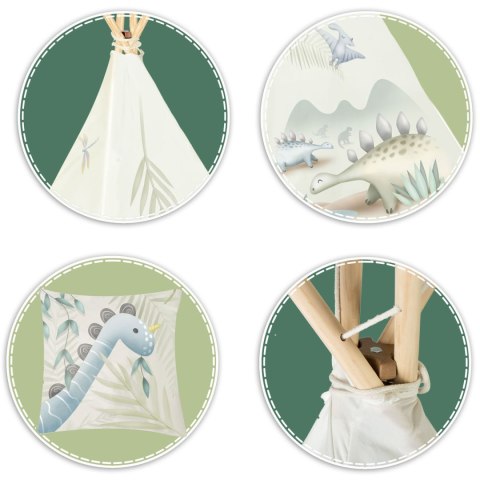 Namiot tipi dla dzieci Nukido - dinozaury Nukido Namiot tipi dla dzieci Nukido - dinozaury Nukido