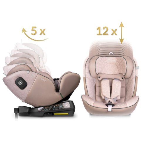 Fotelik samochodowy Nukido Aero Line beżowy 0-36 kg ISOFIX Nukido Fotelik samochodowy Nukido Aero Line beżowy 0-36 kg ISOFIX Nukido