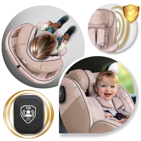 Fotelik samochodowy Nukido Aero Line beżowy 0-36 kg ISOFIX Nukido Fotelik samochodowy Nukido Aero Line beżowy 0-36 kg ISOFIX Nukido