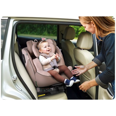 Fotelik samochodowy Nukido Aero Line beżowy 0-36 kg ISOFIX Nukido Fotelik samochodowy Nukido Aero Line beżowy 0-36 kg ISOFIX Nukido