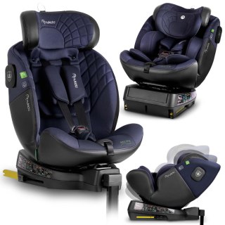 Fotelik samochodowy Nukido Aero Line czarno-granatowy 0-36 kg ISOFIX Nukido