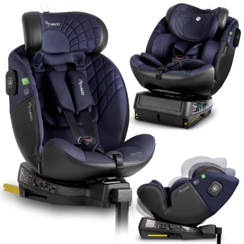 Fotelik samochodowy Nukido Aero Line czarno-granatowy 0-36 kg ISOFIX Nukido Fotelik samochodowy Nukido Aero Line czarno-granatowy 0-36 kg ISOFIX Nukido