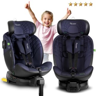 Fotelik samochodowy Nukido Aero Line czarno-granatowy 0-36 kg ISOFIX Nukido